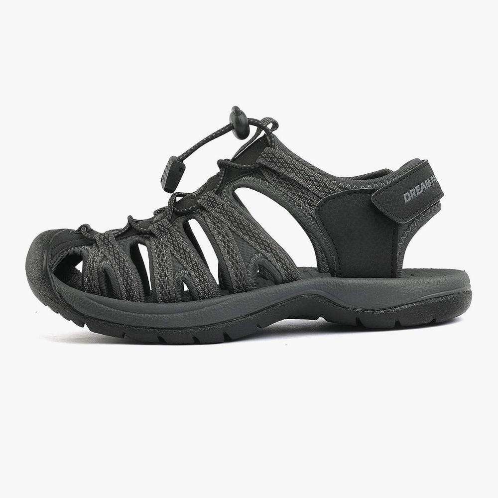 Dream Pairs Men's Black/Grey Adventurous Summer Outdoor Sandals Size 13 - Picture 8 of 12